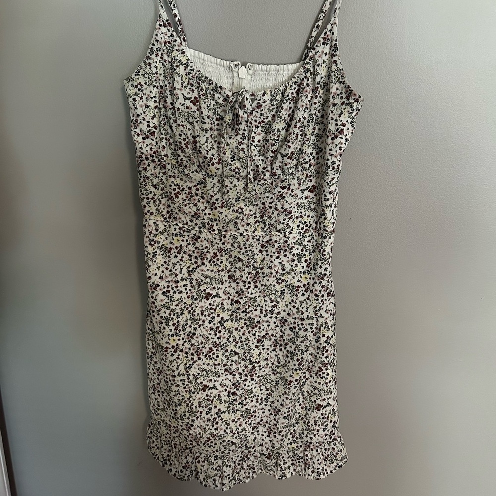 Abercrombie & Fitch Dress - Red and Yellow Floral Size M